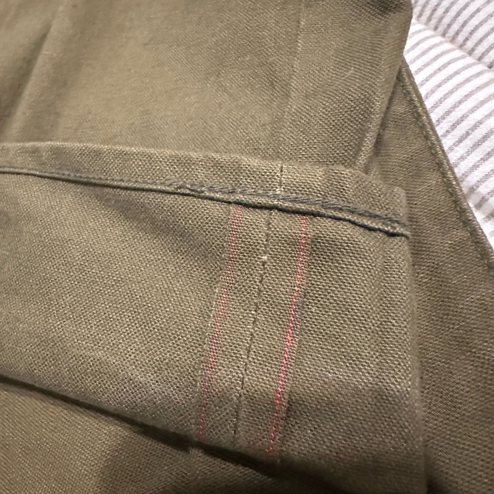Men's Japan Blue Olive Chinos - Picture 4 of 5